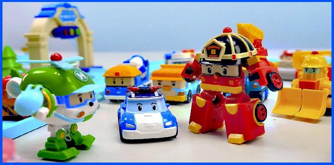 Смотреть Мультфильмы про машинки Поли Робокар все серии подряд на русском Robocar Poli
