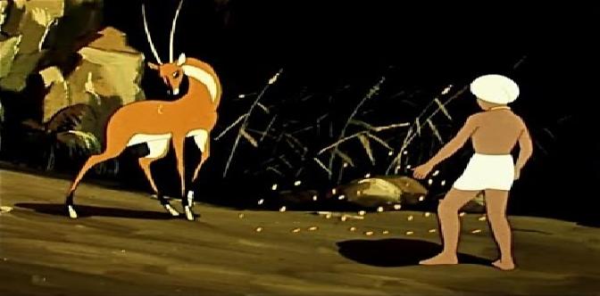 Смотреть Золотая антилопа. Советский мультфильм по мотивам индийских сказок.